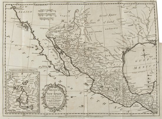 Robertson (William) The History of America: Robertson (William) The History of America,3 vol., third edition, half-titles, 3 engraved folding maps, folding plate, 1 map torn at join, light offsetting, contemporary calf, spines gilt, cov