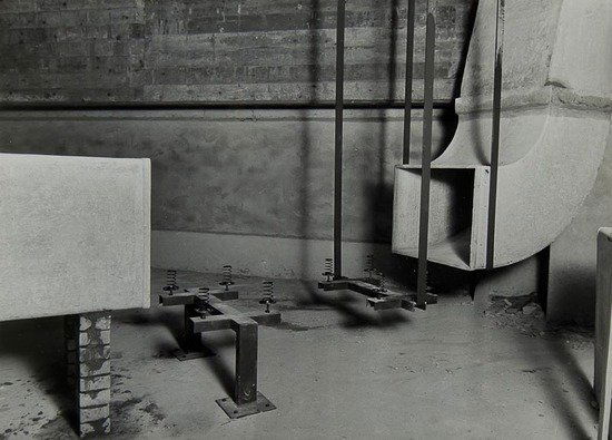 Eva Besnyö (1910-2002) IJmuiden, 1935: Eva Besnyö (1910-2002) IJmuiden, 1935Two gelatin silver prints, photographer's stamp and annotated in pencil verso, 17.5 x 23.1cm (6 7/8 x 9 1/8in); 17.7 x 24.1cm (7 x 9 1/2in)