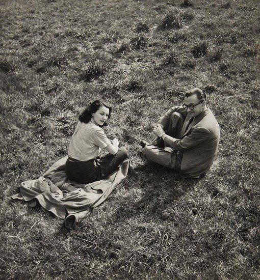 Cecil Beaton (1904-1980) Vivien Leigh who is about: Cecil Beaton (1904-1980) Vivien Leigh who is about to play Anna Karenina and her director Julien Duvivier, 1940sGelatin silver print, photographer's stamp and Maurice Bessy stamp verso, 24.6