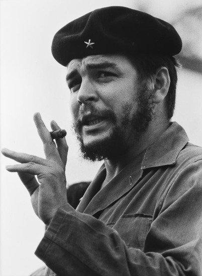 Roberto Salas (b.1940) Che Guevara, 1963: Roberto Salas (b.1940) Che Guevara, 1963Gelatin silver print, printed later, signed, titled and dated with photographer's embossed stamp in the margin, 40.6 x 30.5cm (16 x 12in)