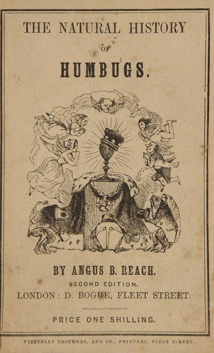 Smith (Albert) The Natural History of 'Stuck-Up' P: Smith (Albert) The Natural History of 'Stuck-Up' People,wood-engraved frontispiece, title vignette and ilustrations, 14pp. advertisements at end, original pictorial wrappers, small label remov