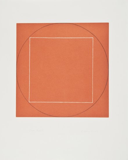 Robert Mangold (b.1937) Untitled from Seven Aquati: Robert Mangold (b.1937) Untitled from Seven Aquatintsaquatint printed in colours, 1973, signed and dated in pencil, inscribed artist proof H, an artist's proof aside from the edition of 50, pu
