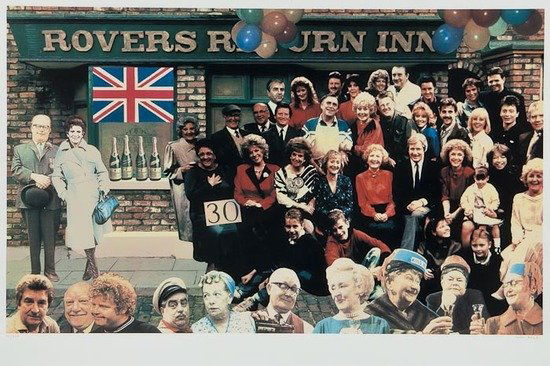 Sir Peter Blake (b.1932) Coronation Street: Sir Peter Blake (b.1932) Coronation Streetsilkscreen printed in colours, 1970, signed in pencil, numbered 111/250, on wove paper, with full margins, 390 x 647 mm (15 3/8 x 25 1/2 in)