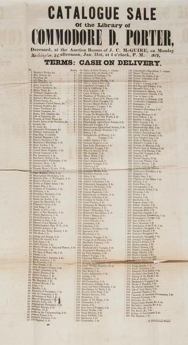 (Captain David) Journal of a Cruise made to the Pa: Porter (Captain David) Journal of a Cruise made to the Pacific Ocean... in the United States Frigate Essex, 2 vol. in 1, second edition, presentation inscription from the author tipped in at f