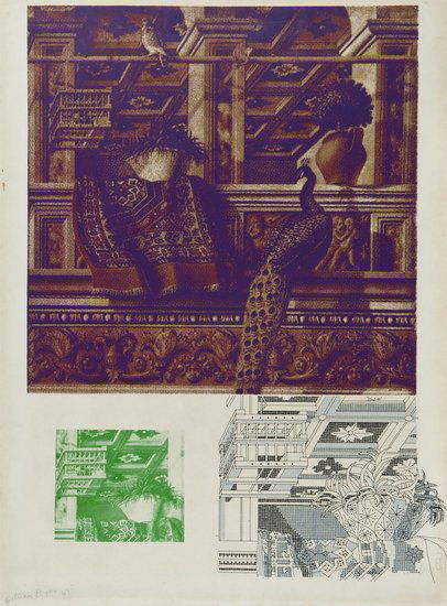 Gillian Ayres (b.1930) Crivelli's Room II: Gillian Ayres (b.1930) Crivelli's Room IIscreenprint printed in colours, 1967, signed and dated in pencil, a proof aside from the edition of 75, on wove paper, with full margins, the full she