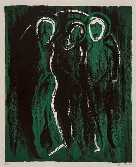 John Piper (1903-1992) The Visitation (l.253): John Piper (1903-1992) The Visitation (l.253)lithograph printed in colours, 1975, signed in pencil, numbered 17/90, printed by Burleighfield House, Loudwater, published by Galerie Wolfgang Ket