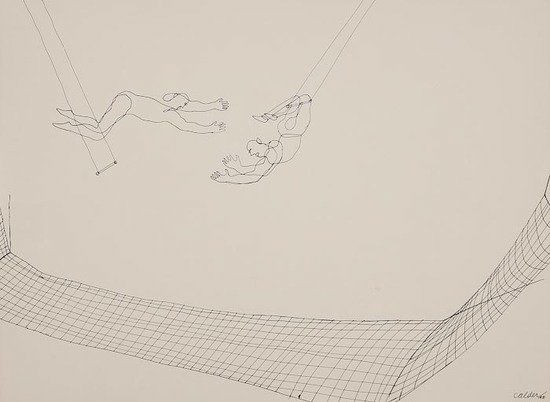 Alexander Calder (1898-1976) Circus Drawings book: Alexander Calder (1898-1976) Circus Drawings bookthe book, 1964, comprising sixteen offset lithographs, each with printed signature and date, published by Art in America with Perls Galleries,