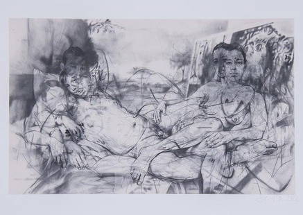 Jenny Saville (b.1970) Mirror: Jenny Saville (b.1970) Mirrorpigment print, 2012, signed and dated in pencil, numbered from the edition of 50, published by Modern Art Oxford, on Somerset wove paper, with full margins, 340 x