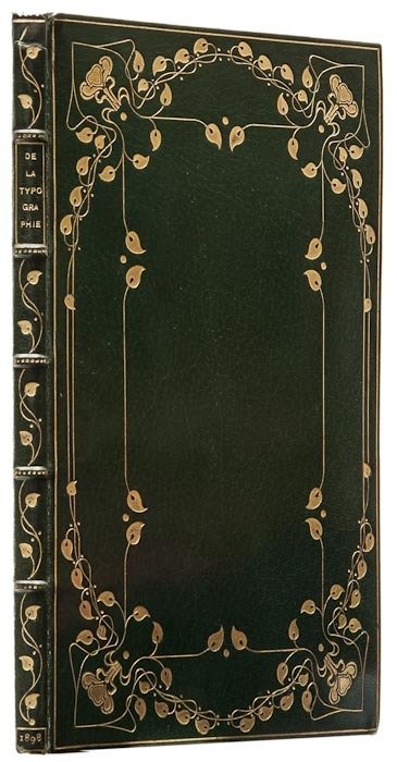 Ricketts (Charles) and Lucien Pissarro. De la Typo: Ricketts (Charles) and Lucien Pissarro. De la Typographie et de l'Harmoie de la Page Imprimée.William Morris et son Influence sur les Arts et Metiers, one of 250 copies on paper, printed in re