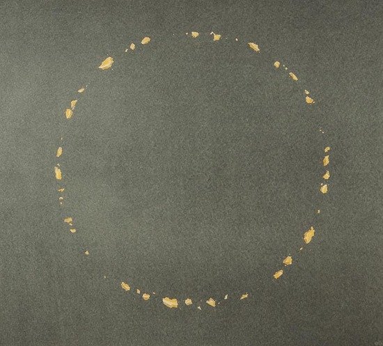 Ed Ruscha (b.1937) Cheese Circle: Ed Ruscha (b.1937) Cheese Circlelithograph printed in colours, 1976, signed in pencil, numbered 3/8, published by Gemini G.E.L., California, with their blindstamp, on wove paper, with full mar