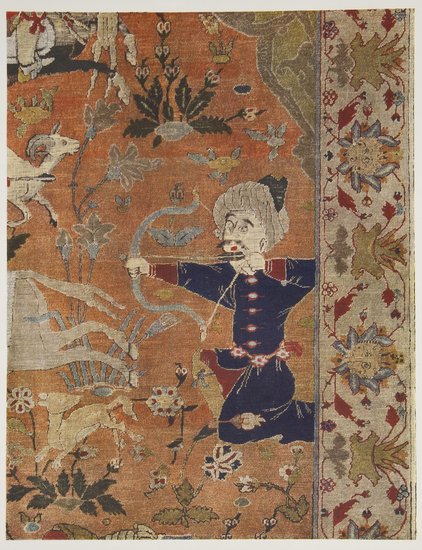 Sarre (Friedrich) and Hermann Trenkwald. Anciens T: Sarre (Friedrich) and Hermann Trenkwald. Anciens Tapis d'Orient,vol.1 only (of 2), 60 plates, 3 double-page, 35 colour, captioned tissue guards, contemporary half morocco, spine gilt, a little