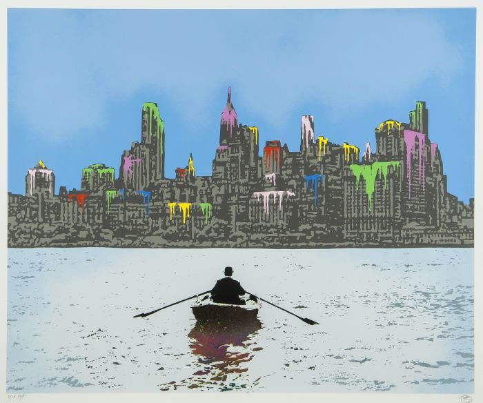 Nick Walker (British, b.1969) Morning After - New: Nick Walker (British, b.1969) Morning After - New York, silkscreen printed in colours, 2011, signed in pencil, numbered 3/18 AP, on wove paper, with full margins 813 x 914 mm (32 x 36 in)<