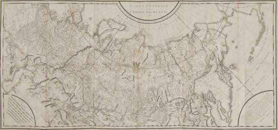 -. Pallas (Peter Simon) Voyages...en differentes: -. Pallas (Peter Simon) Voyages...en differentes Provinces de l'Empire de Russie, et dans L'Asie Septentrionale,6 vol., including Atlas., first edition in French, half-titles, large folding e