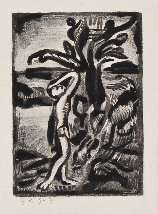 Georges Rouault (1871-1958) Réincarnation de Père: Georges Rouault (1871-1958) Réincarnation de Père Ubu,23 aquatints, on the publisher watermarked heavy laid paper, with full margins, each initialled and dated in the plate, lower left, 1929,