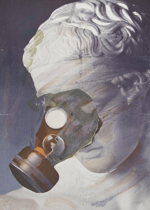 Various Artists A collection from the Olympic cent: Various Artists A collection from the Olympic centennial suitefour silkscreens and four lithographs printed in colours, 1992, including works by Leonardo Cremonini, Wolf Vostell, Mimmo Rotella