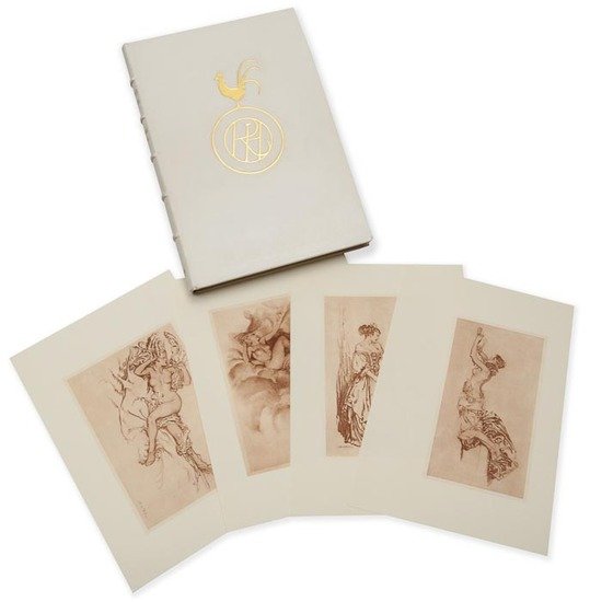 (Sir William Russell).- Herrick (Robert) One Hundr: Flint (Sir William Russell).- Herrick (Robert) One Hundred and Eleven Poems, number 9 of 105 specially-bound copies with 8 additional plates and signed by the artist, from an edition limited t