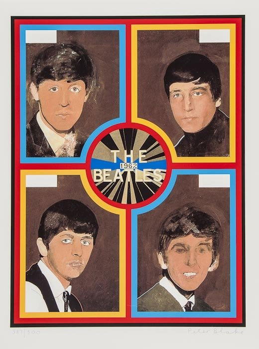 Sir Peter Blake (b.1932) The Beatles: Sir Peter Blake (b.1932) The Beatlessilkscreen printed in colours, signed in pencil, numbered 387/500, on Somerset wove paper, with full margins, 605 x 455 mm (23 3/4 x 17 7/8 in)