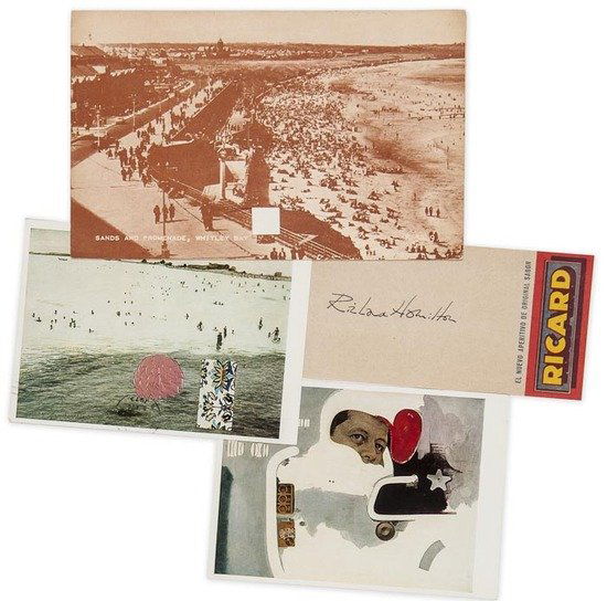 Richard Hamilton (1922-2011) To Mother (L.67): Richard Hamilton (1922-2011) To Mother (L.67)offset lithograph with fold-out collage element, signed and inscribed This is a nicer postcard than the one you sent me verso, the edition was circ