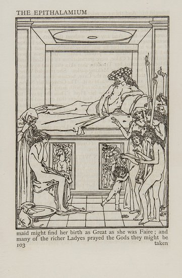 Longus Daphnis and Chloe: Longus Daphnis and Chloe,a most sweet and pleasant pastoral romance, translated by George Thornley, limited to 210 copies, 37 wood-engraved illustrations by Shannon and Ricketts, ornamental in