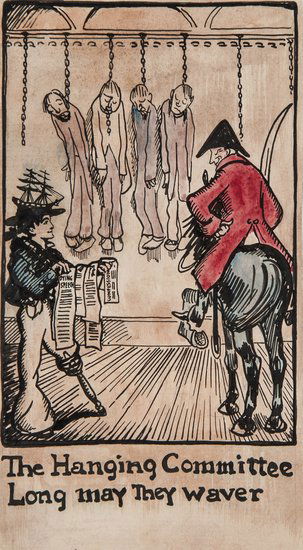 Yeats (Jack B.) The Treasure of the Garden: Yeats (Jack B.) The Treasure of the Garden,text and three large scenes hand-coloured by the author, lacking the characters, original wrappers, envelope torn, folio, [1902]; The Scourge of the