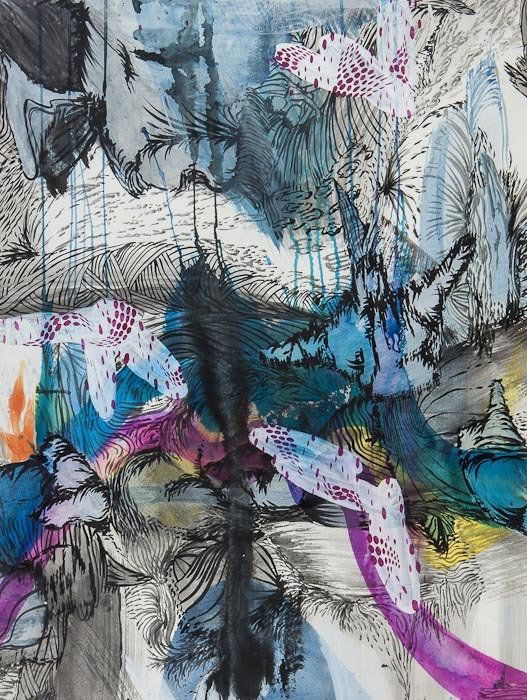 Suling Wang (b.1968) Untitled: Suling Wang (b.1968) Untitled,acrylic and watercolour on paper, 2005, 55 x 73cm (21 3/4 x 28 3/4 in).