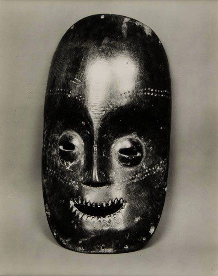 Walker Evans (1903-1975) African Mask (Serrated Mo: Walker Evans (1903-1975) African Mask (Serrated Mouth), ca.1935Gelatin silver print, printed ca.1960, with Harry Lunn 'Walker Evans' archive stamp, numbered in pencil XX/464, annotated in penc