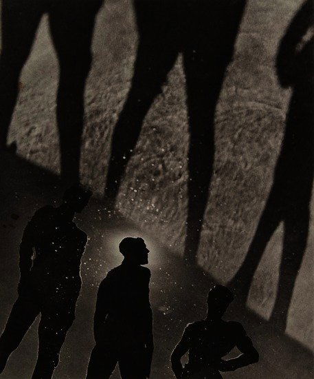 Bruce Weber (b.1946) Three Men in Reflecting Pool: Bruce Weber (b.1946) Three Men in Reflecting Pool, Santa Barbara, 1989Platinum print, printed 1990, signed, titled, dated and annotated in pencil verso, 31.2 x 26.2cm (12 1/4 x 10 1/4in) One