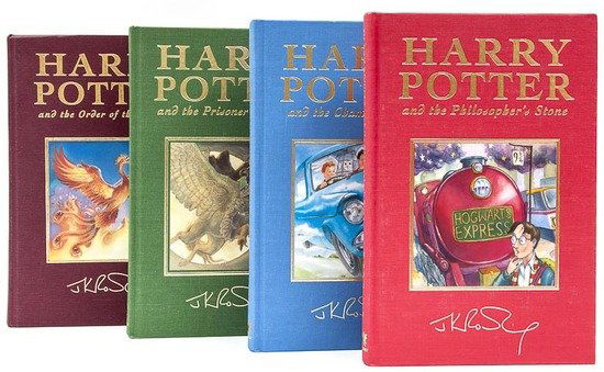 Rowling (J.K.) Harry Potter and the Philosopher's: Rowling (J.K.) Harry Potter and the Philosopher's Stone,duplicate letter loosely inserted, 1999; Harry Potter and the Chamber of Secrets, 1999; Harry Potter and the Prisoner of Azkaban, first
