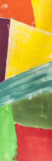 John Mclean (b. 1939) Yellow Hammer, 1987: John Mclean (b. 1939) Yellow Hammer, 1987acrylic on canvas signed John McLean, titled and dated on the reverse 88 1/2 x 29 1/2 in., 224.8 x 75 cm IMPORTAN