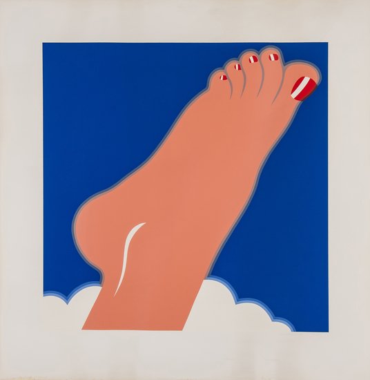 Tom Wesselmann (1931-2004) Seascape (Foot): Tom Wesselmann (1931-2004) Seascape (Foot)screenprint in colours, 1968, signed and dated in pencil, numbered 75/150, from Edition 68 Portfolio, on stiff wove paper, with full margins, 463 x 4