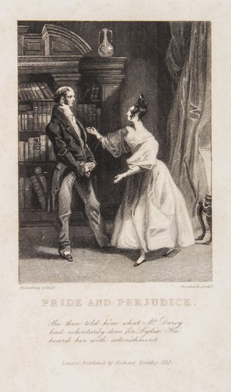 Austen (Jane) [Novels]: Austen (Jane) [Novels],5 vol. only in 4 (of 6 in 5, lacking Sense and Sensibility), first collected edition, engraved frontispiece and additional vignette title to each vol. (foxed as usual, m