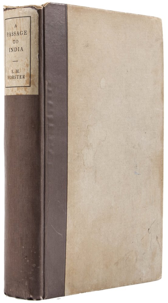 Forster (E.M.) A Passage to India: Forster (E.M.) A Passage to India,number 196 of 200 copies signed by the author, title printed in red and black, some light foxing to endpapers and margins, original cloth-backed boards, a few