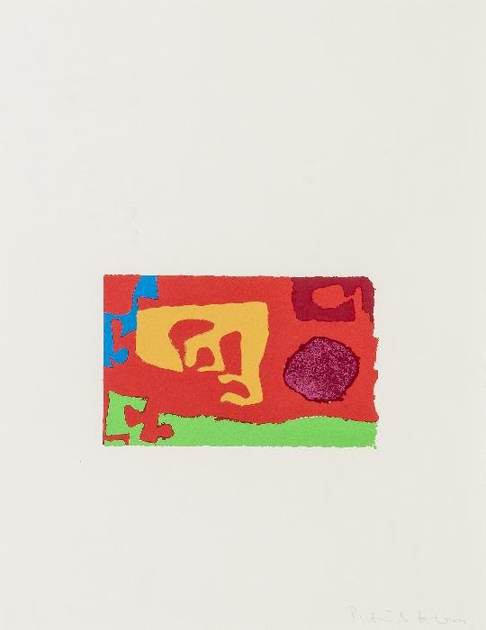 Patrick Heron (1920-1999) Abstract Composition: Patrick Heron (1920-1999) Abstract Compositionscreenprint in colours, 1978, signed in pencil, the edition was 50, from the Shapes of Colour portfolio, printed by Kelpra Studio, published by Ke