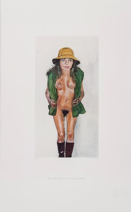 Sir Peter Blake (b.1932) Costume Life Drawing - Ye: Sir Peter Blake (b.1932) Costume Life Drawing - Yellow Hatoffset lithograph printed in colours, 1979, signed in pencil, numbered 184/500, on wove paper, with full margins, 425 x 225 mm (16 3/