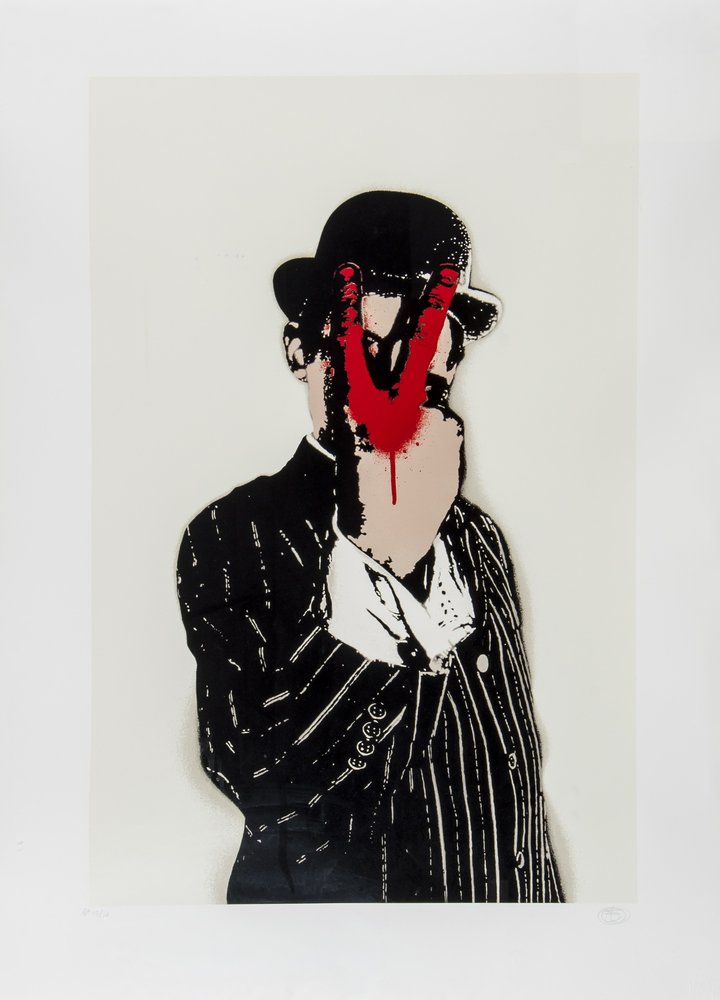 Nick Walker (b.1969) V for Vandal: Nick Walker (b.1969) V for Vandalscreenprint in colours, 2008, signed in pencil, inscribed A.P. 18/30, an artist's proof aside from the edition of 150, published by Black Rat Press, London, wi