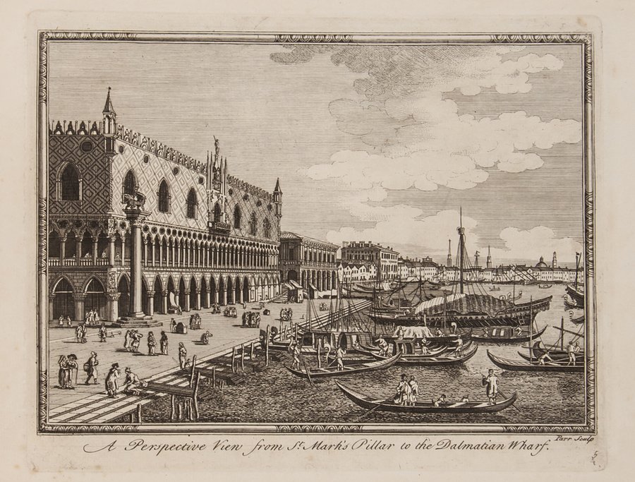 After Marieschi Several beautifull Prospects of th: After Marieschi Several beautifull Prospects of the Palaces and other Publick Buildings on the Grand Canal at Venice10 engraved plates, published by H. Overton, 1747, each c.195 x 260mm. (7 3/
