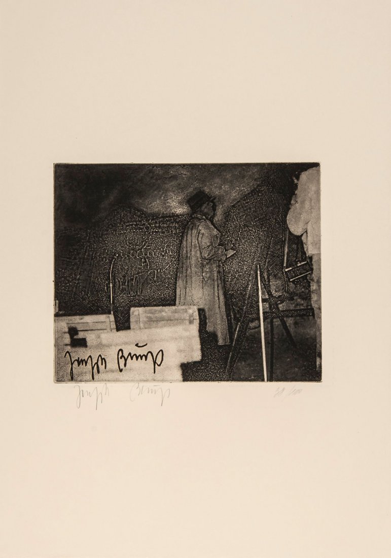 Joseph Beuys (1921-1986) - Collezione di Grafica: the portfolio, 1981/82, comprising eight works of various media, one printed in colours, each signed in pencil, numbered from the editions of 100, 34 and 20, published by Piccolo Museo Edisiono, Italy