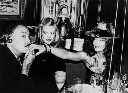 Roxanne Lowit (dates unknown) - Salvador Dali, Janet: Gelatin silver print, printed later, signed, titled, dated and editioned 1/25 in pencil verso, 41.5 x 57.8cm (16 1/4 x 22 3/4in)