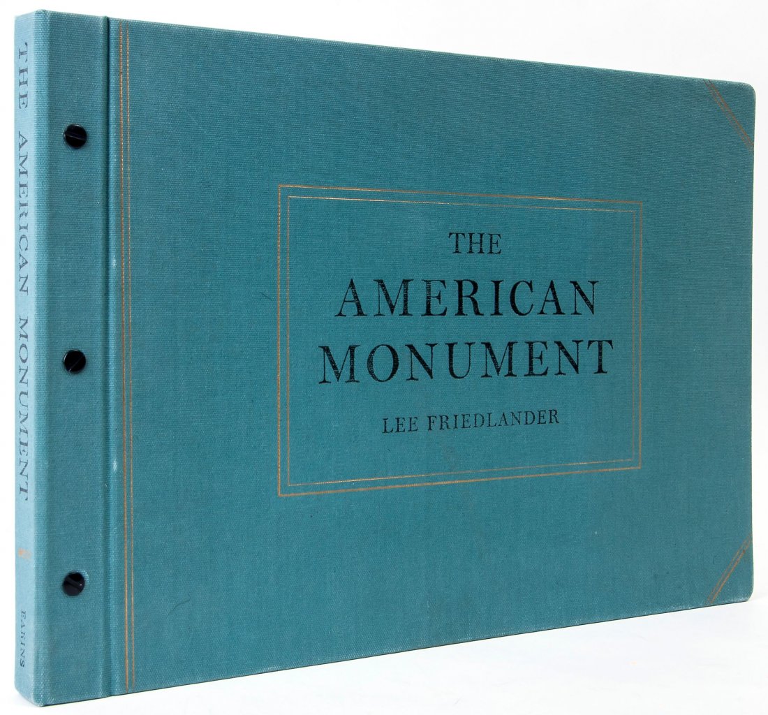 Lee Friedlander (b.1934) - The American Monument, 1976: The Eakins Press Foundation, New York, first edition of 2000 copies, signed in black ink by the photographer on front endpaper, cloth-covered boards, oblong folio, 30.5 x 43cm (12 x 16 7/8in)
