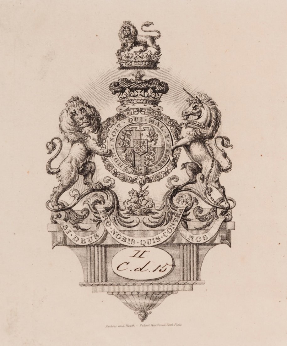 Annalium libri quatuor: Quibus res gestae Francorum: Annalium libri quatuor: Quibus res gestae Francorum explicantur. Ad Henricum Tertium , first edition, the Duke of Sussex's copy with his bookplate on front pastedown, woodcut device on title, very sma