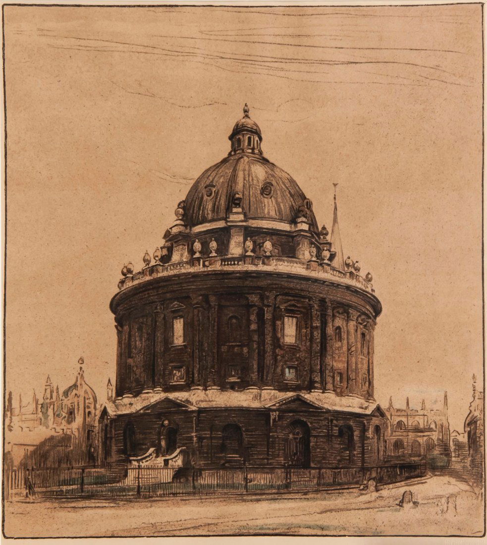 Oxfordshire.- Nicholson (William).- Waugh (Arthur) -: 10 colour lithographs by William Nicholson printed on Japon, each numbered and signed by the artist in ink below image, also with small embossed stamp of the Stafford Gallery, tissue guards, hinged mo