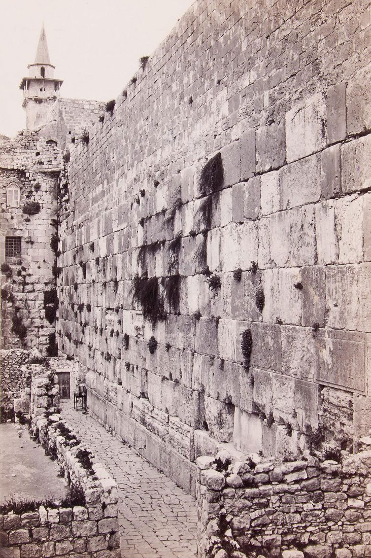 Frank Mason Good (1839-1928) - Holy Land,1870s: Commonplace book , manuscript text in French and English, written after a trip to The Holy Land, including 19 albumen prints by Frank Mason Good, and chromolithographed religious souvenirs, prints var