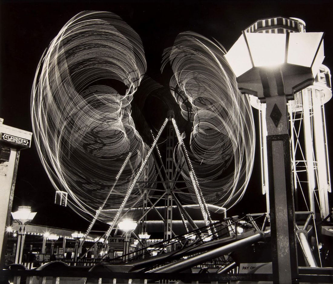 Bert Hardy (1913-1995) - Fairground, 1950s: Gelatin silver print, printed before 1966, with photographer's stamp verso, 24.4 x 26.7cm (9 5/8 x 10 1/2in) IMPORTANT: This lot is sold subject to Artists Resale Rights, details of which can be found