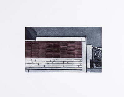 Hurvin Anderson (b.1965) - Nine Etchings: the complete portfolio, 2004/05, comprising nine etchings with aquatint, six printed in colours, each signed in pencil, numbered 36/44 (there were also 9 artist proof sets), with the title-page, print