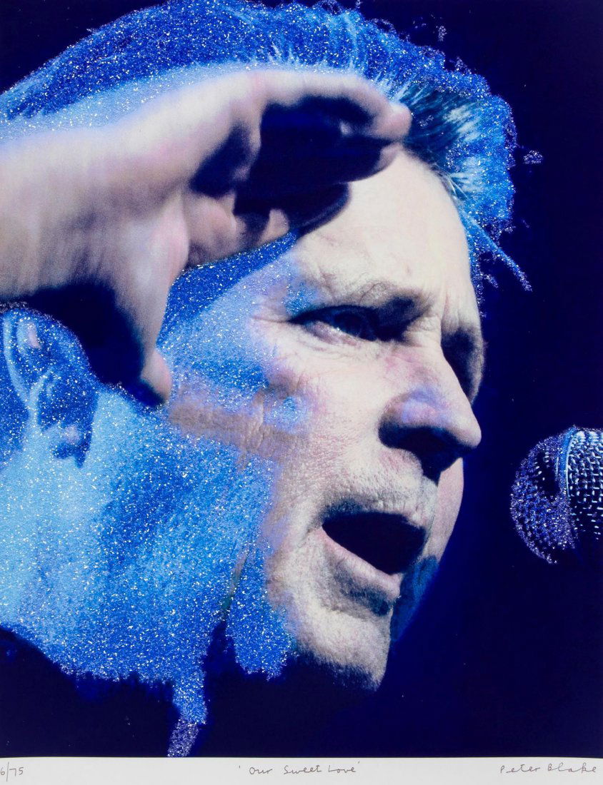 Sir Peter Blake (b.1932) - The Love Portfolio: the complete set of ten screenprints in colours with diamond dust, each signed in metallic gold ink and numbered from the edition of 75, published by Paul Stolper, London, on wove paper, the full shee