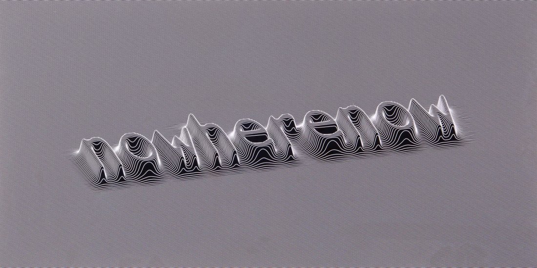 Philippe Decrauzat (b.1974) - Nowherenow: screenprint, 2006, signed and dated in pencil verso, numbered 13/15, published by Edition du Centre d'Art Contemporain, Geneva, on HahnemÃ¼hle wove paper, with full margins, 360 x 717 mm (14 1/8 x 2