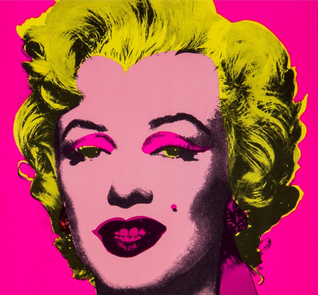 Andy Warhol (1928-1987)(after) - Marilyn: Invitation: screenprint in colours, 1981, from the edition of an unknown size, published for the exhibition Andy Warhol: A Print Retrospective, by Castelli Graphics, New York, on a folded inviation card, the full