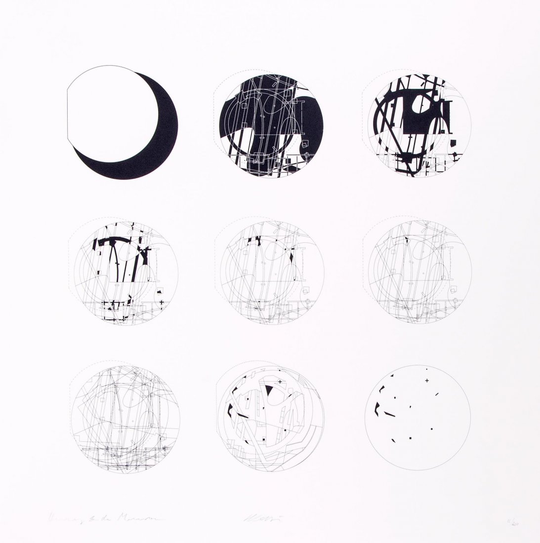 Ai Weiwei (b.1957) and Herzog & de Meuron - Serpentine: screenprint, 2012, signed in pencil by Ai Weiwei and Herzog & de Meuron, numbered from the edition of 200, on wove paper, the full sheet, sheet 841 x 841 mm (33 1/8 x 33 1/8 in)