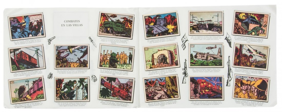 South America.- Cuba.- - Album de la Revolucion Cubana: complete set of 268 mounted colour printed cards plus 3 flag cards, original colour printed wrappers, corners a little creased, Havana, Editorial Echevarria, 1960-61; and 2 others by Che Guevara, oblo