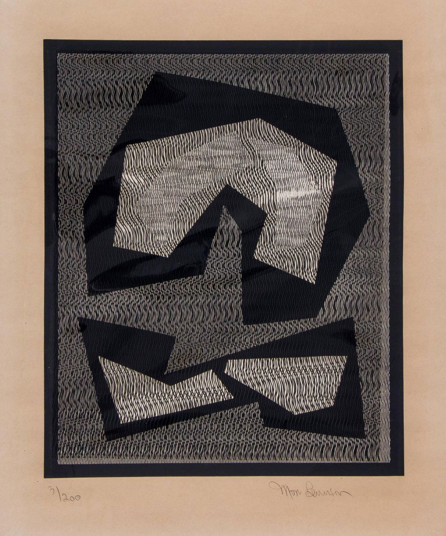 Richard Anuszkiewicz (b.1930) - Diamond Chroma: screenprint in colours, 1965, signed and dated in pencil, numbered 3/200, from the New York Ten Portfolio , on wove paper, with full margins; together with other four works from the same portfolio, by